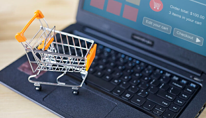 Online shopping banner