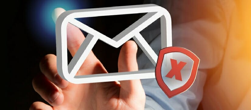 Email scams banner
