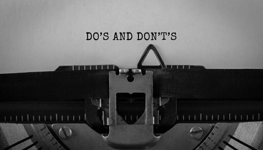 7 dos and don’ts for business success