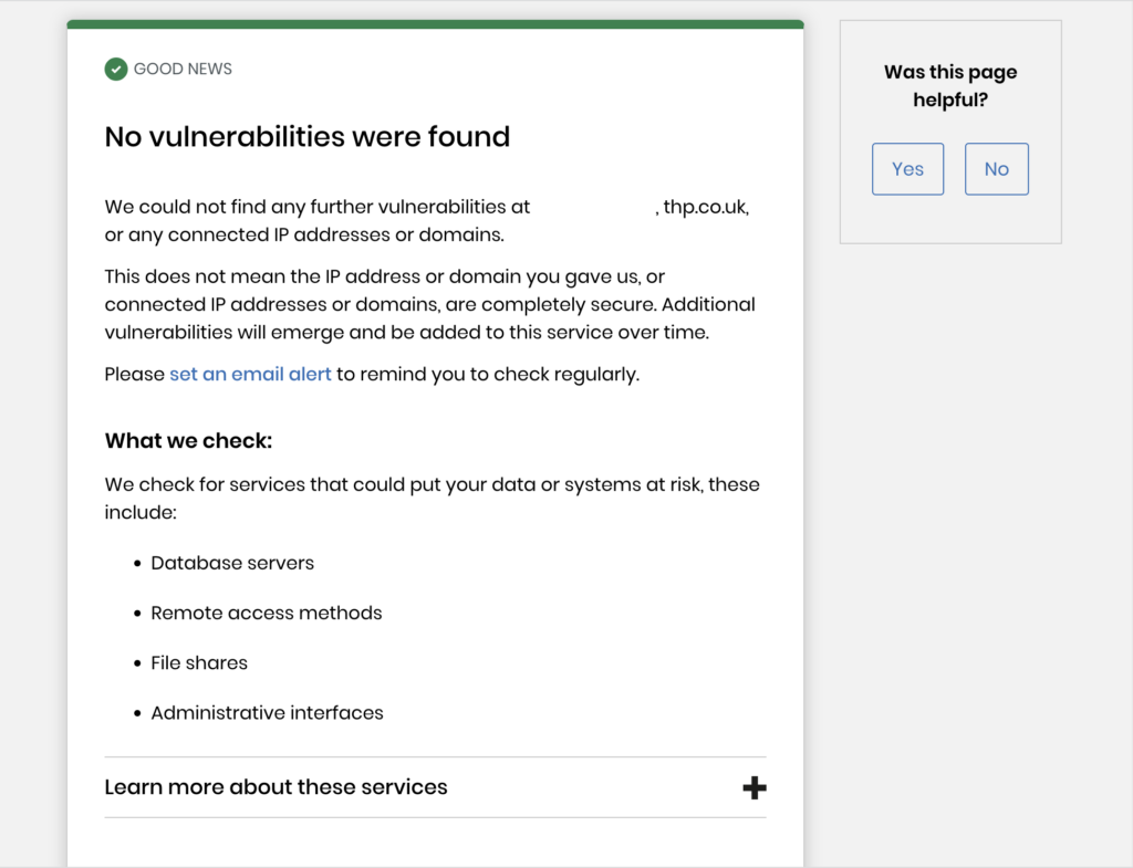 NCSC cyber security check