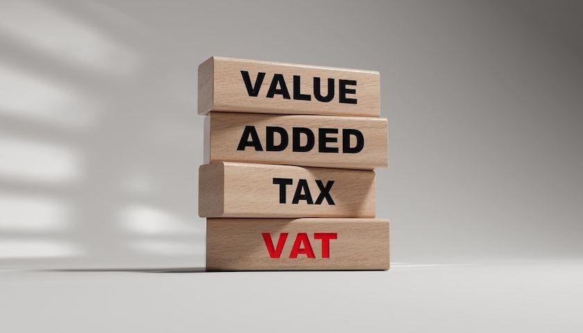 Image of wooden blocks with the words VALUE ADDED TAX VAT for an article on VAT deregistration